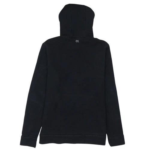 Calvin Klein Men's Black Pullover Hoodie S Fleece Logo Sweatshirt - Image 4