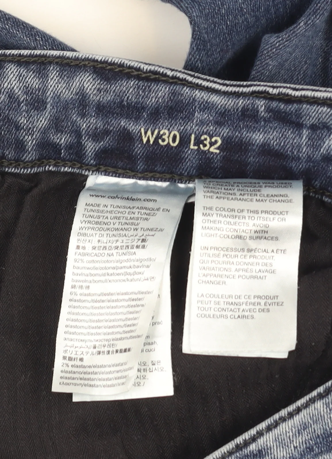 Calvin Klein Men's Blue Skinny Fit Jeans W30 L32 Denim - Image 6