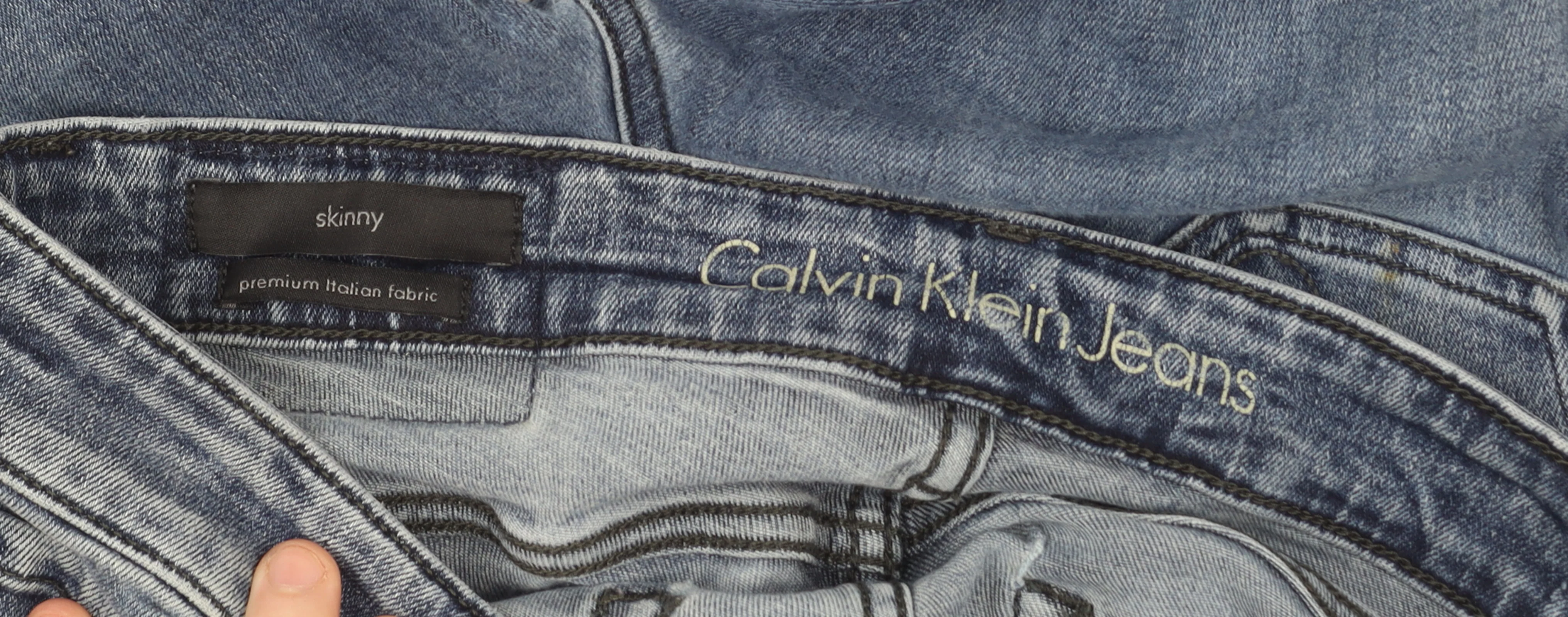 Calvin Klein Men's Blue Skinny Fit Jeans W30 L32 Denim - Image 7