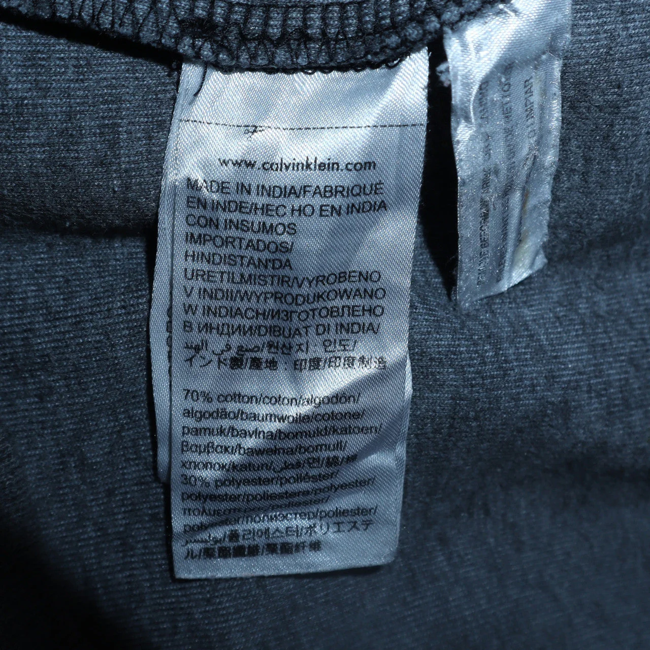 Calvin Klein Men's Grey Full Zip Sweatshirt Size S - Image 6