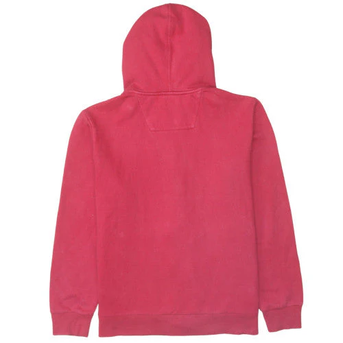 Calvin Klein Men's Red Full Zip Hoodie M Logo Fleece Sweatshirt - Image 4