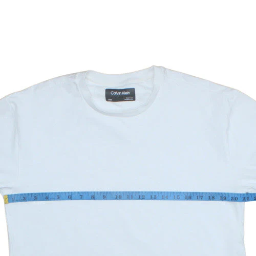 Calvin Klein Men's White Cotton Crew Neck Pullover Sweatshirt S - Image 2