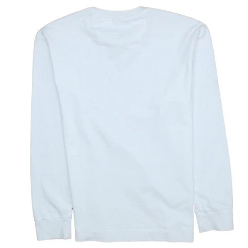 Calvin Klein Men's White Cotton Crew Neck Pullover Sweatshirt S - Image 4