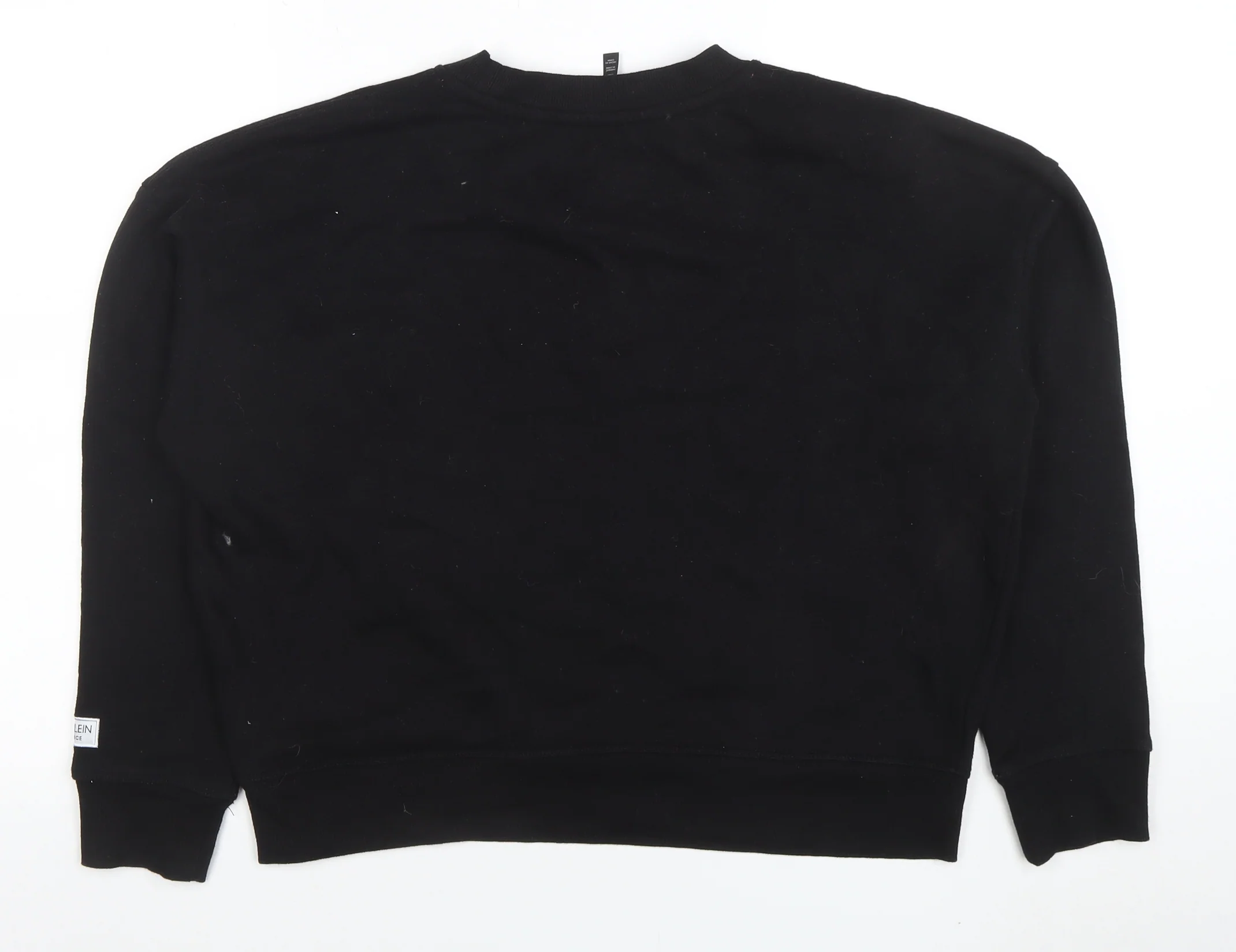 Calvin Klein Performance Women Black Medium Logo Pullover Sweatshirt - Image 3