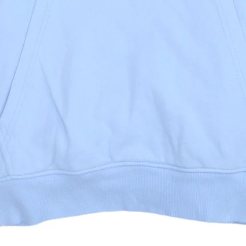 Calvin Klein Women Blue Pullover Hoodie Medium Logo Cotton - Image 7