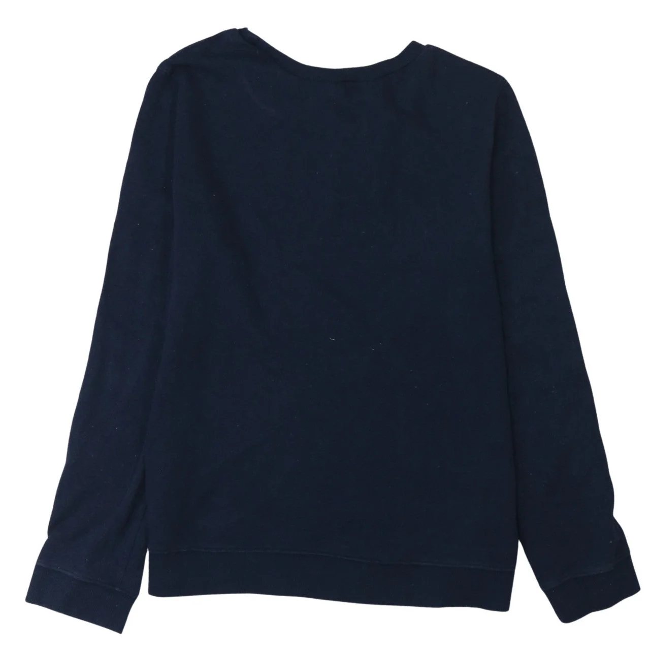 Calvin Klein Women Navy Blue Pullover Sweatshirt Size L Cotton Crew Neck - Image 4