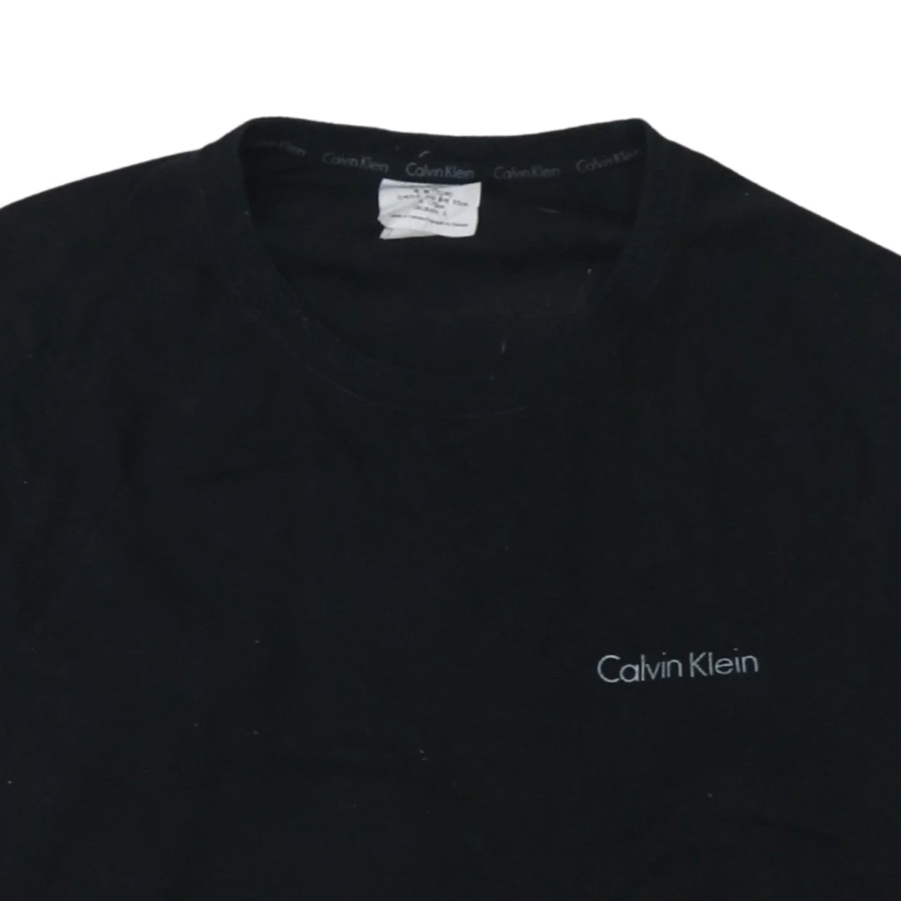 Calvin Klein Women's Black Small Pullover Sweatshirt Cotton Blend - Image 8