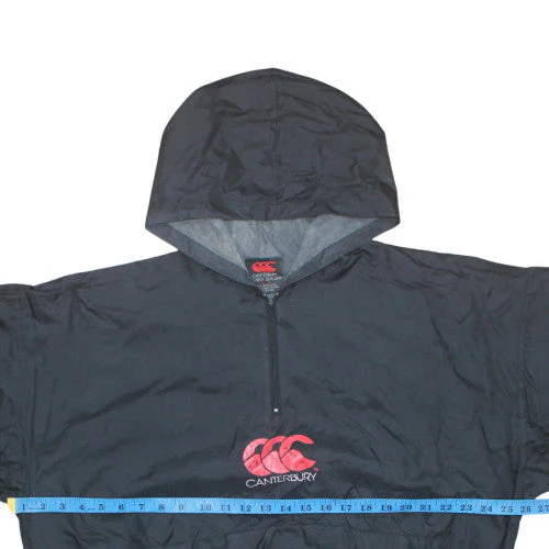 Canterbury Mens Black M Windbreaker Hooded Sports Jacket - Image 2