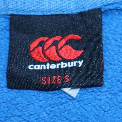 Canterbury Men's Blue Pullover Hoodie Size S Logo Sports Sweatshirt - Image 5