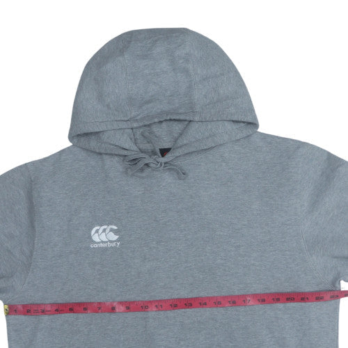 Canterbury Men's Grey L Pullover Hoodie with Logo Sportswear - Image 3