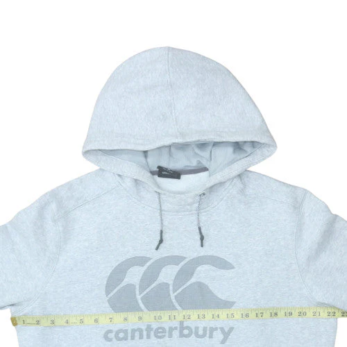 Canterbury Men's Grey Pullover Hoodie M Fleece Sportswear - Image 2