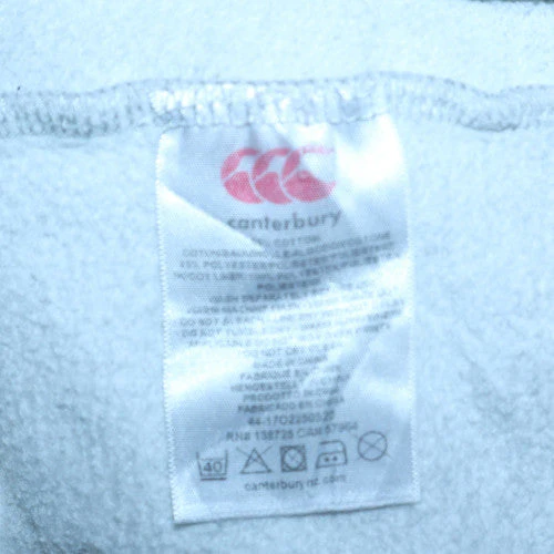 Canterbury Men's Grey Pullover Hoodie M Fleece Sportswear - Image 7