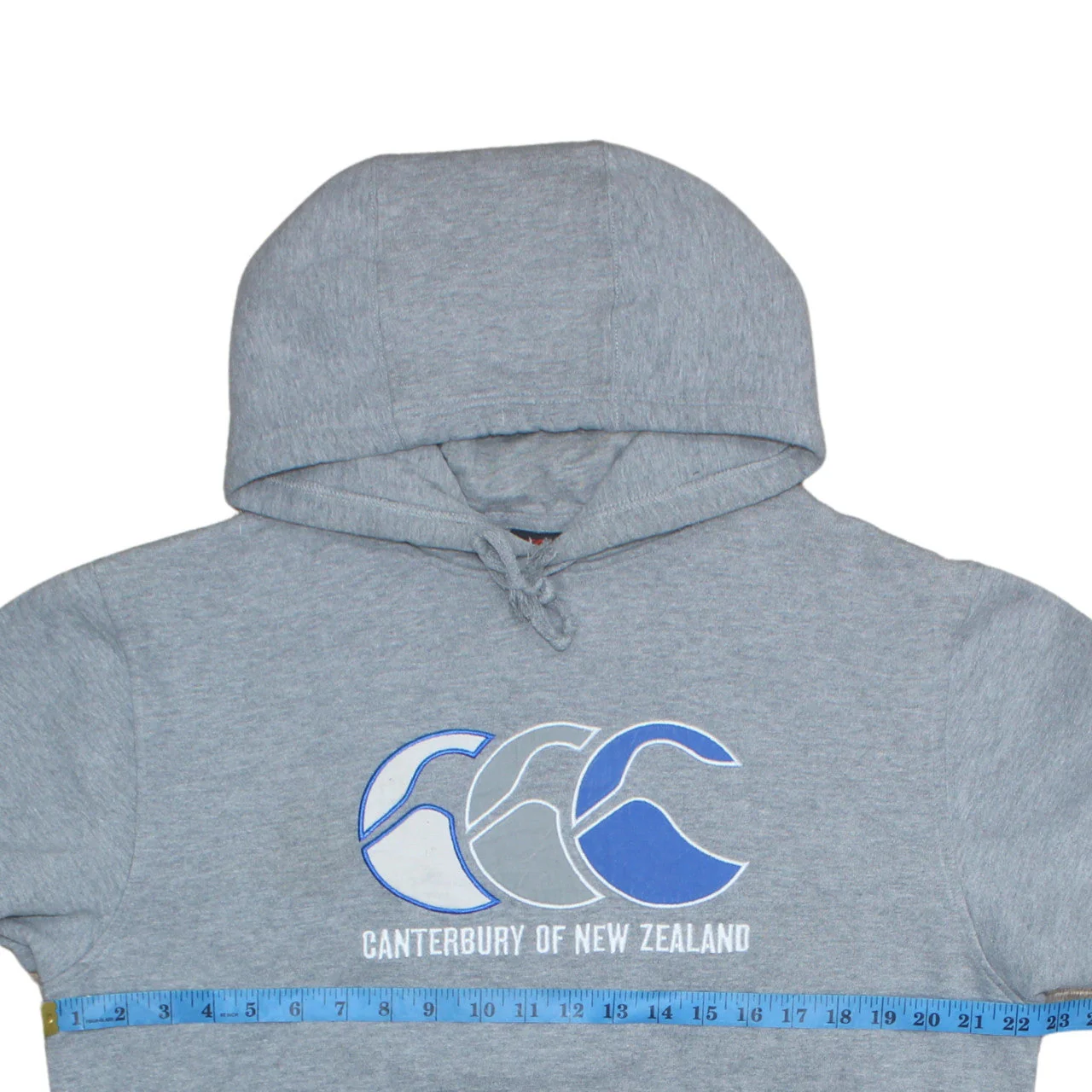Canterbury Men's Grey Pullover Hoodie M Sports Fleece Logo - Image 2
