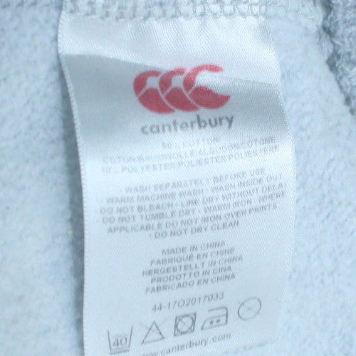 Canterbury Men's Grey Pullover Hoodie Size 10 Regular Fit - Image 5