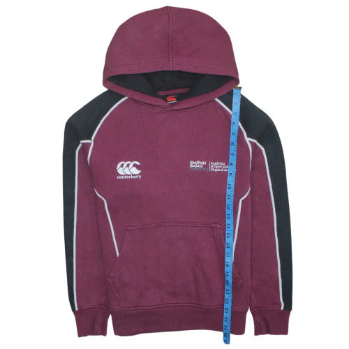 Canterbury Mens Red Pullover Hoodie S Fleece Sheffield Hallam Sportswear - Image 3