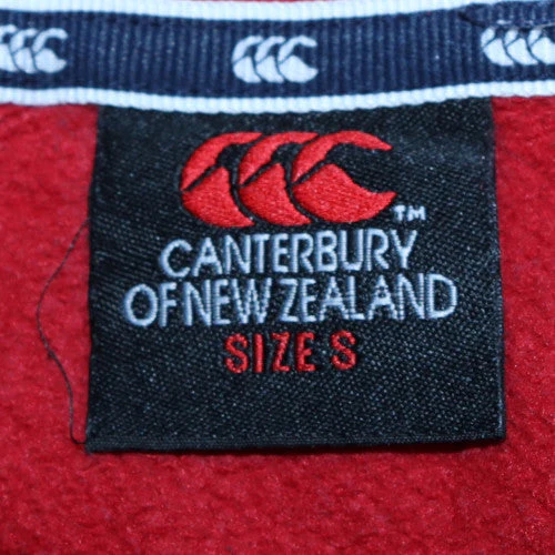 Canterbury of New Zealand Men's Red S Pullover Hoodie CNZ Logo - Image 5