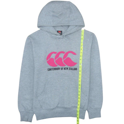 Canterbury Women’s Grey Hoodie Small Pullover Cotton Blend - Image 3