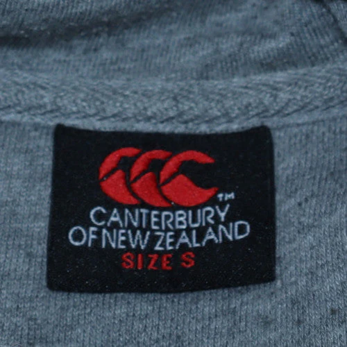 Canterbury Women’s Grey Hoodie Small Pullover Cotton Blend - Image 5