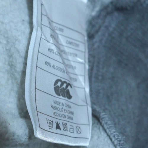 Canterbury Women’s Grey Hoodie Small Pullover Cotton Blend - Image 6