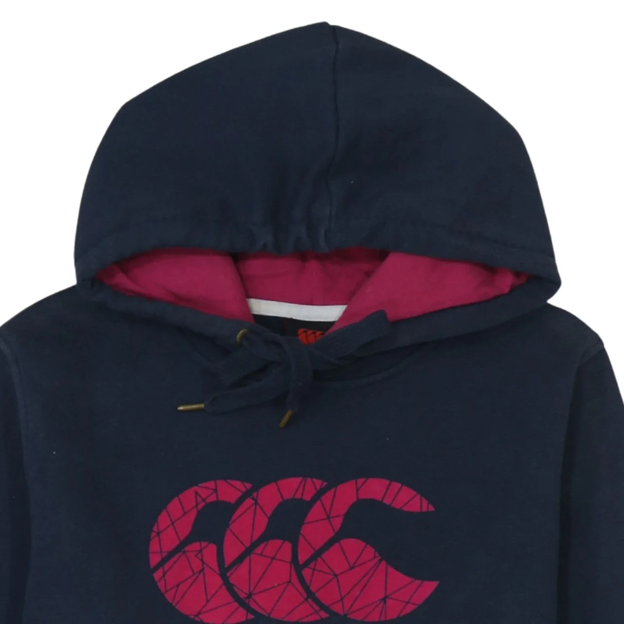 Canterbury Women's Navy Hoodie Size 12 Pullover Cotton Blend - Image 8