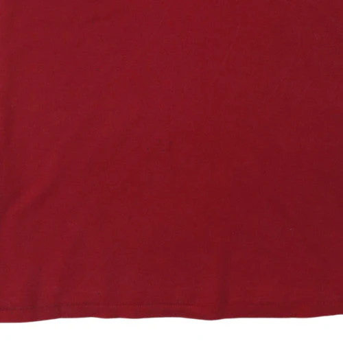 Carhartt Men Red Small Logo Graphic Cotton T-Shirt - Image 6