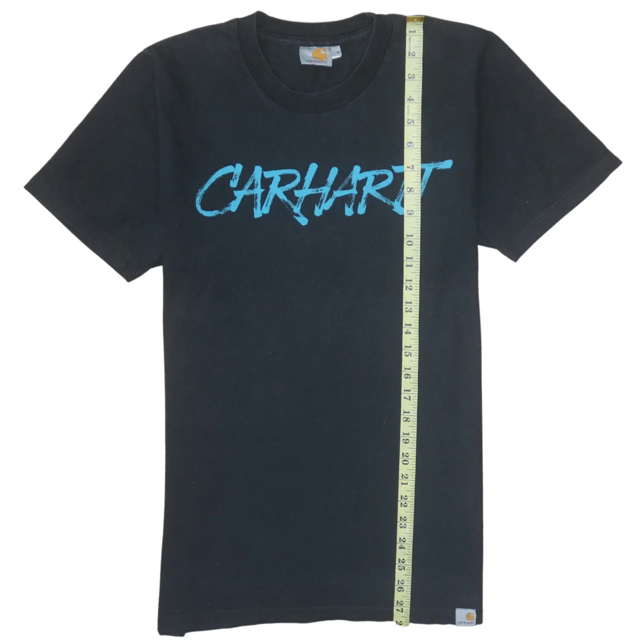 Carhartt Mens Black Cotton Graphic Print Short Sleeve T-Shirt Size S - Image 2