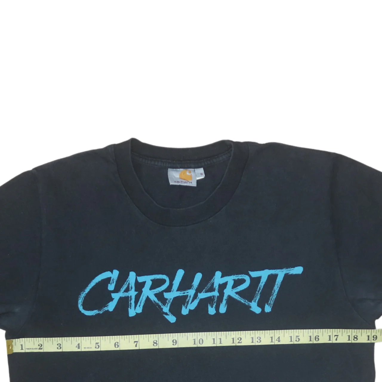 Carhartt Mens Black Cotton Graphic Print Short Sleeve T-Shirt Size S - Image 3