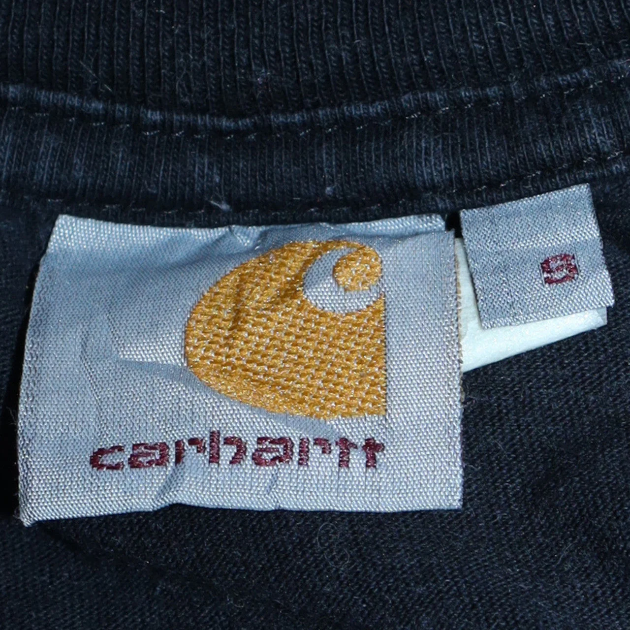 Carhartt Mens Black Cotton Graphic Print Short Sleeve T-Shirt Size S - Image 5