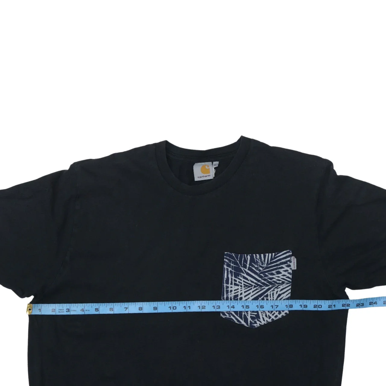 Carhartt Mens Black XL Pocket Graphic Cotton T-Shirt - Image 2