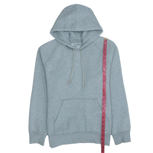 Carhartt Men's Grey Pullover Hoodie M Regular Fit Fleece - Image 3