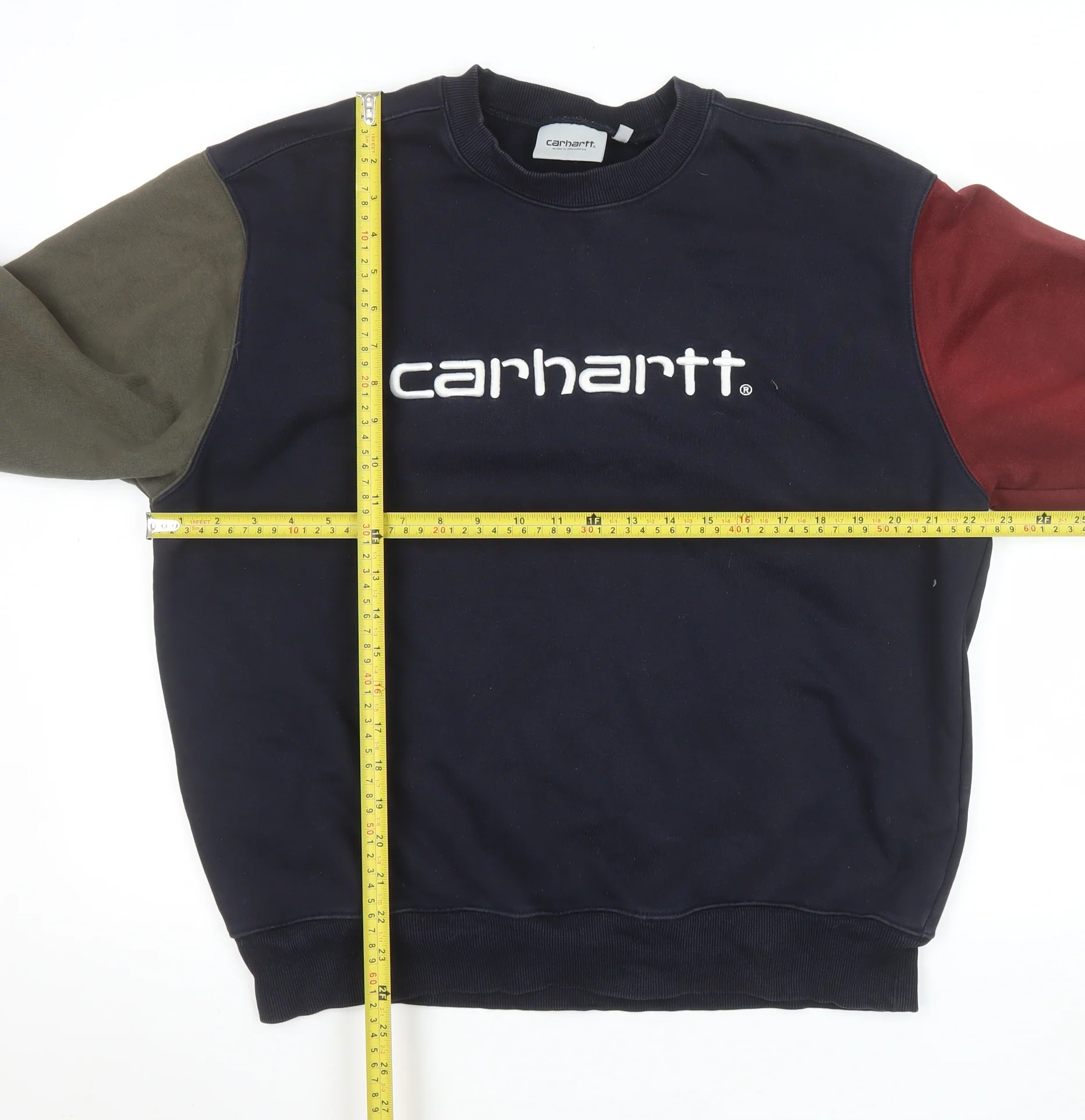 Carhartt Mens Multicoloured Crew Neck Pullover Sweatshirt M - Image 2