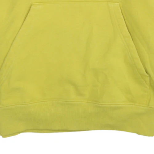 Carhartt Men's Yellow Pullover Hoodie L Fleece Logo Sweatshirt - Image 7