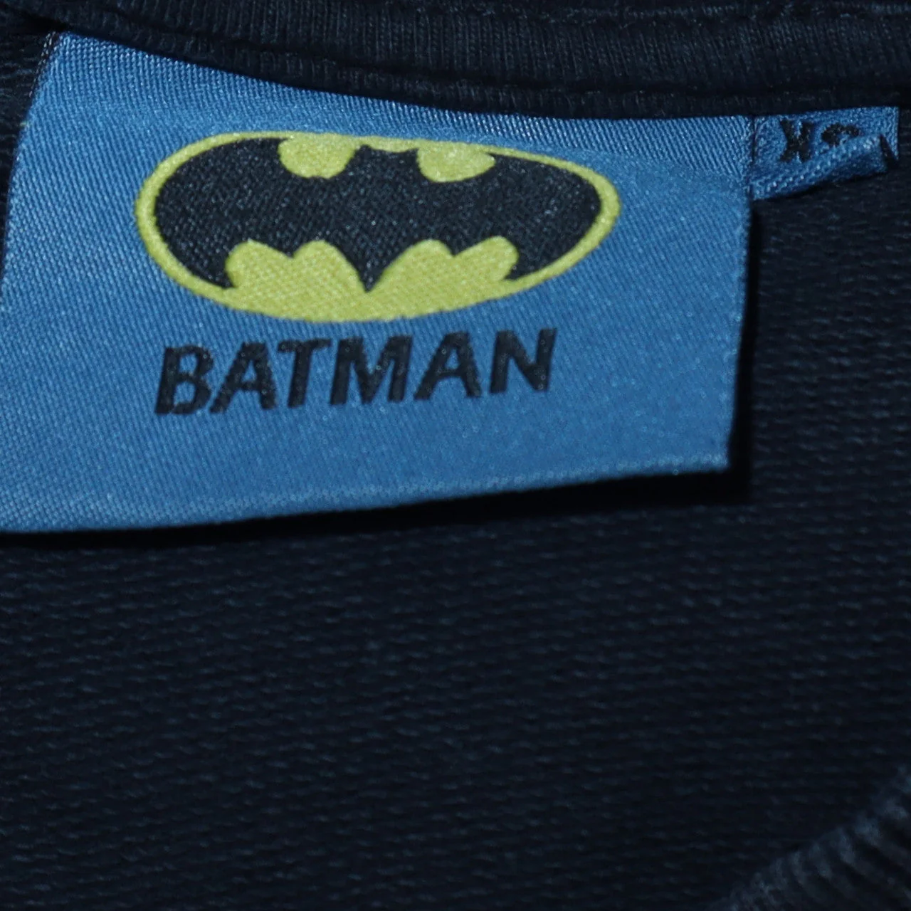 Cedar Wood State Men’s Black Batman Logo Pullover Sweatshirt XS - Image 6