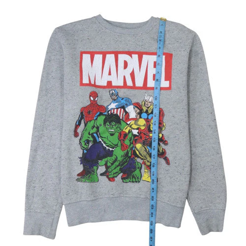 Cedar Wood State Men’s Grey Marvel Comics Crew Neck Sweatshirt L - Image 3