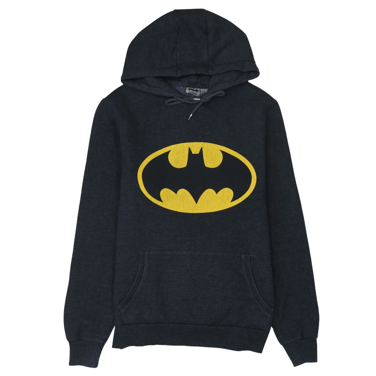 Cedar Wood State Men's Black Batman Pullover Hoodie M Graphic Fleece