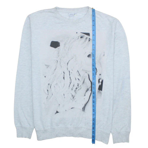 Cedar Wood State Men's Grey XL Graphic Print Pullover Sweatshirt - Image 2