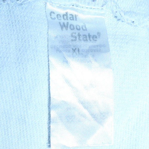 Cedar Wood State Men's Grey XL Graphic Print Pullover Sweatshirt - Image 6