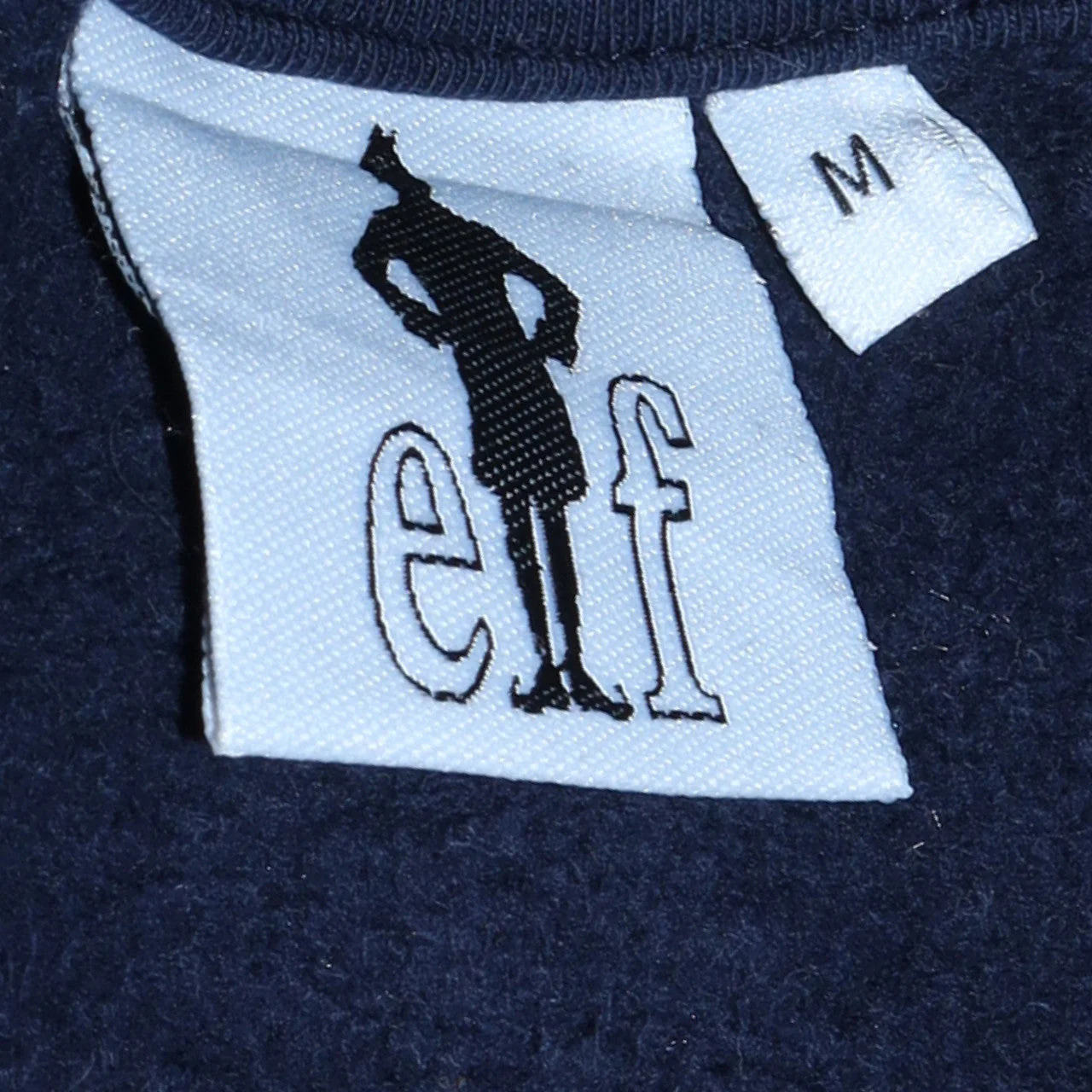 Cedar Wood State Unisex Navy Blue Elf Sweatshirt Medium Pullover Christmas - Image 5