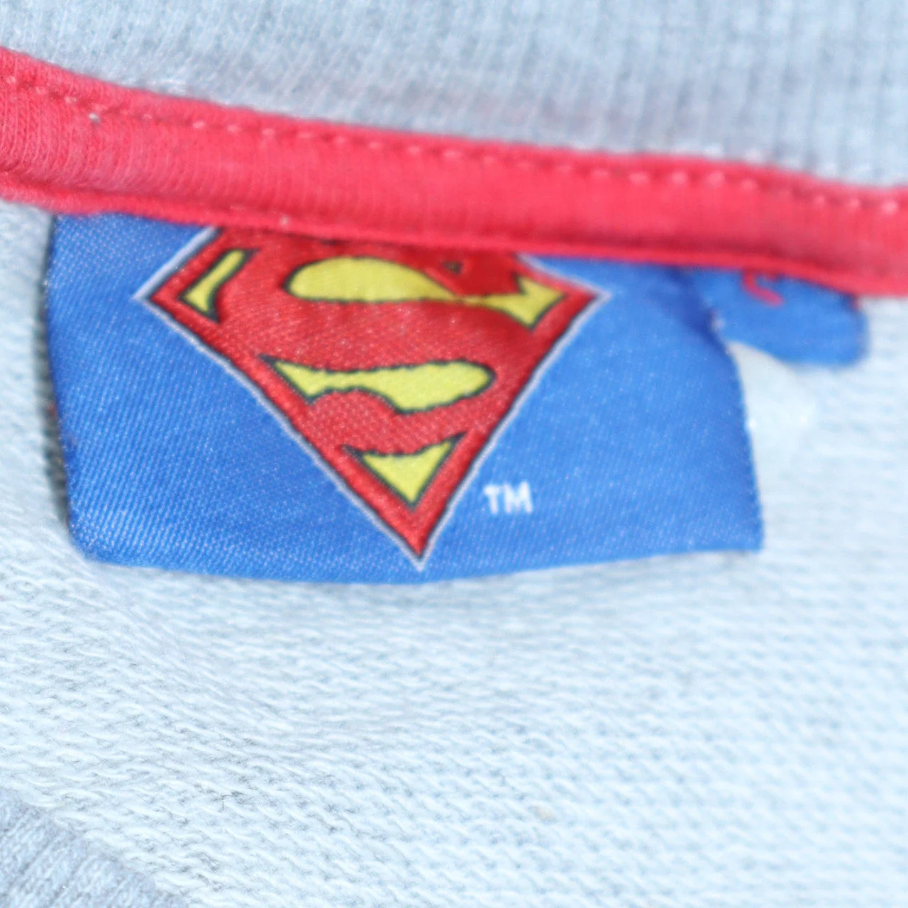 Cedarwood State Men’s Grey Superman Logo Pullover Sweatshirt Size S - Image 5