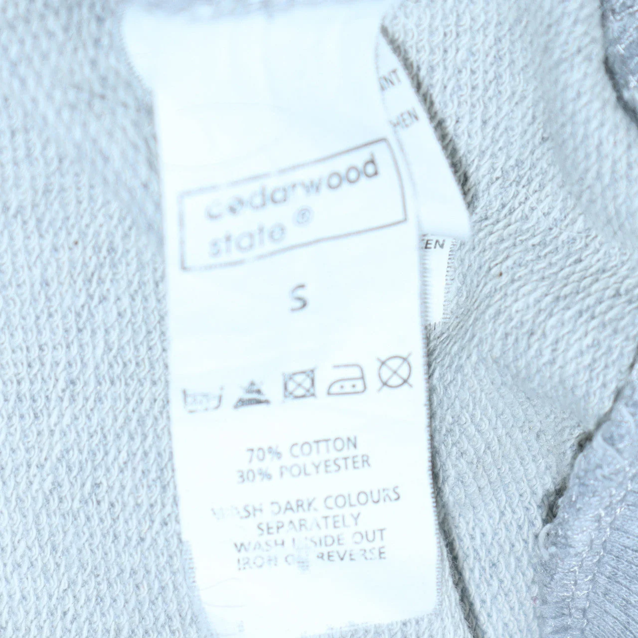 Cedarwood State Men’s Grey Superman Logo Pullover Sweatshirt Size S - Image 6