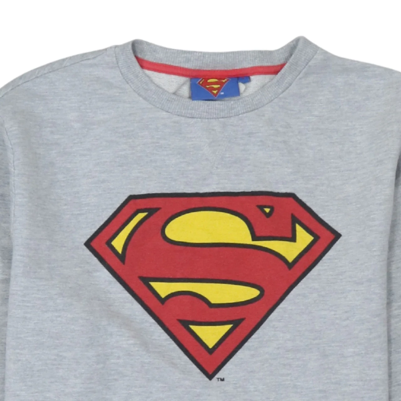 Cedarwood State Men’s Grey Superman Logo Pullover Sweatshirt Size S - Image 8