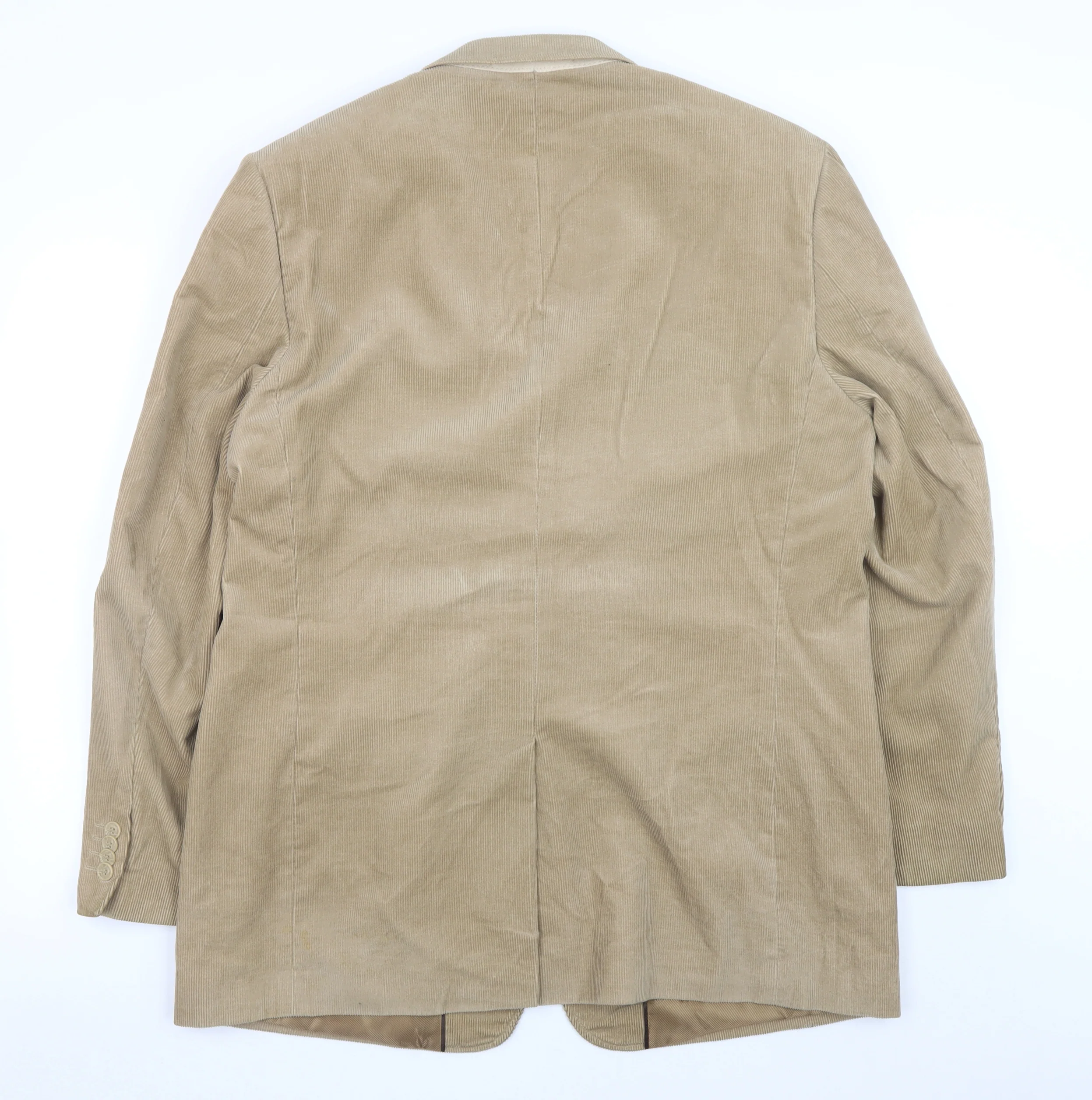 Cedarwood State Men's Beige Corduroy Blazer Jacket 42 in Regular - Image 3