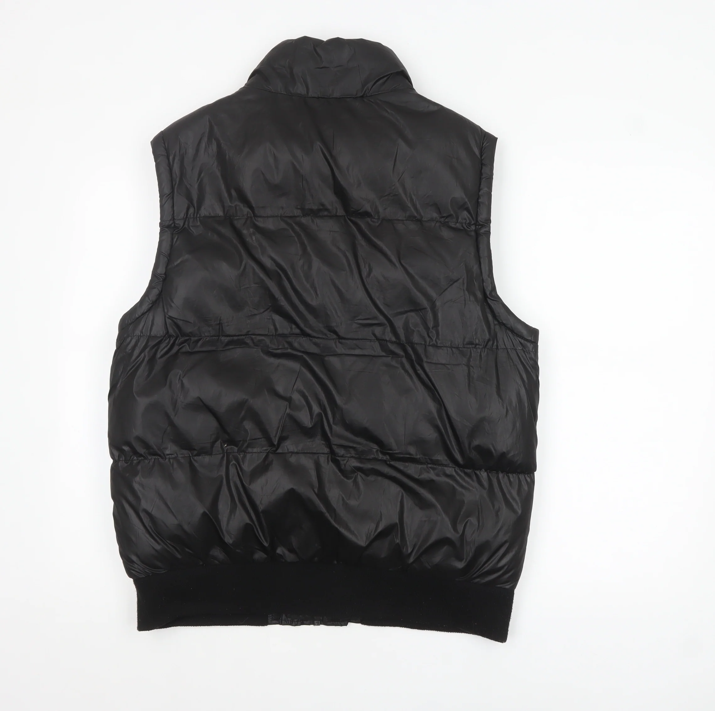 Cedarwood State Men's Black Puffer Waistcoat Medium Polyester - Image 3