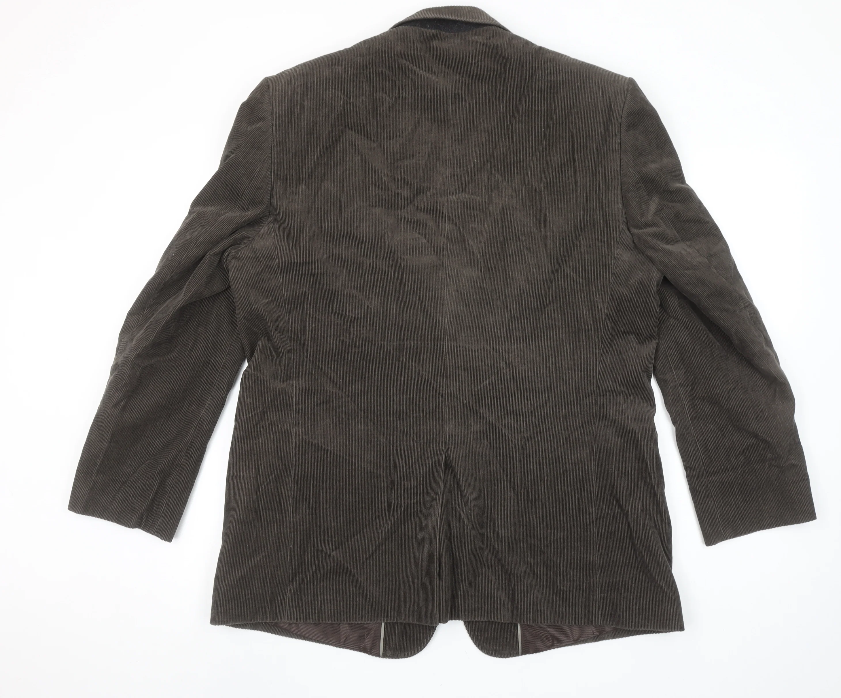 Cedarwood State Men's Brown Corduroy 42 Short Blazer Jacket - Image 3