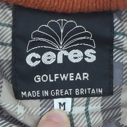Ceres Golfwear Men’s Brown Cable Knit Cotton Pullover Sweatshirt M - Image 4