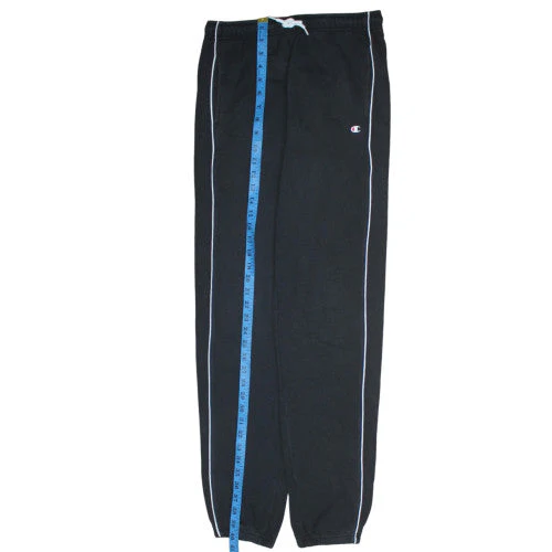 Champion Boys Black 2XL Jogger Trousers with Side Stripe and Drawstring - Image 2