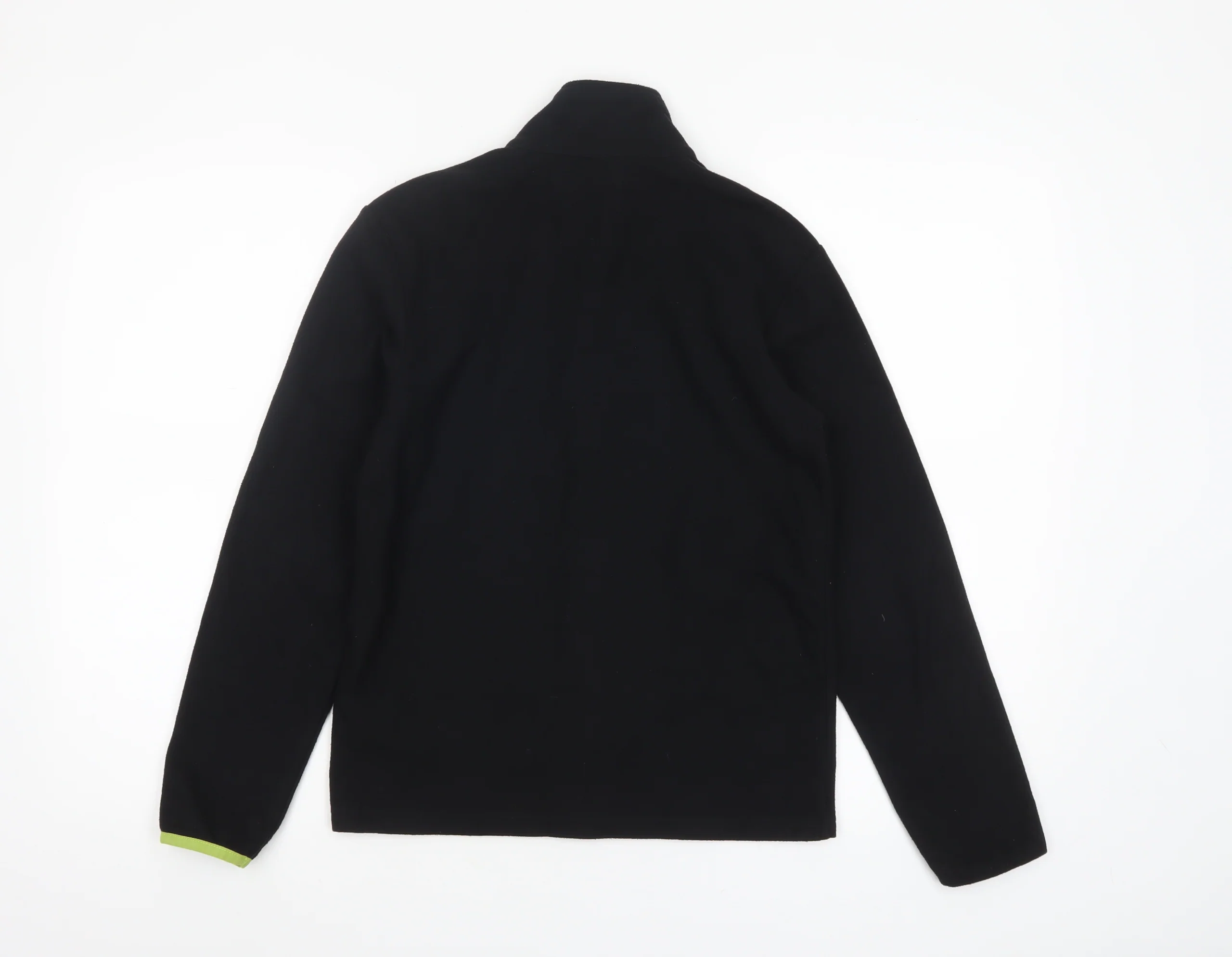 Champion Boys Black Full Zip Fleece Track Jacket Size 11-12 Years - Image 3