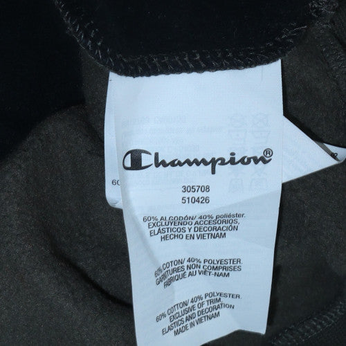 Champion Boys Black Pullover Hoodie 13-14 Years Logo Colourblock Sweatshirt - Image 5