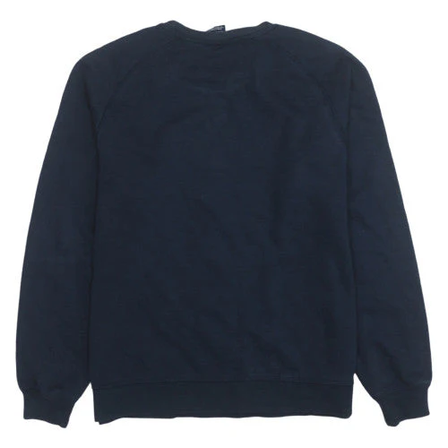 Champion Boys Blue Logo Pullover Sweatshirt 15-16 Years Fleece Crew Neck - Image 4