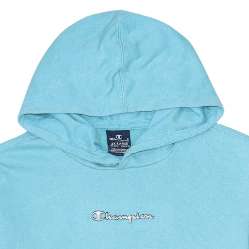 Champion Boys Blue Pullover Hoodie 15-16 Years Regular Fit Cotton Blend - Image 7